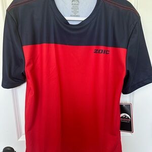 Zoic Mountain Bike Life NEW Vibrant Red and Black Tee